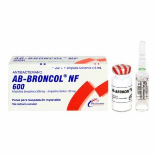 AB Broncol NF 600Mg Suspensión Inyectable - Caja 1 UN