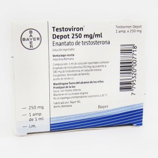 Testoviron-Depot  250Mg/Ml  Solución Inyectable - Ampolla 1 UN