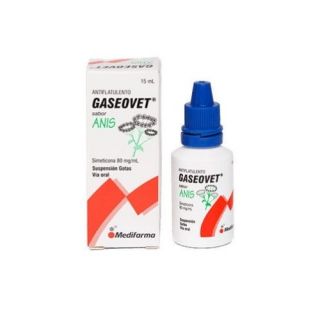 Gaseovet 80Mg/Ml Anis Solución - Frasco 15 Ml
