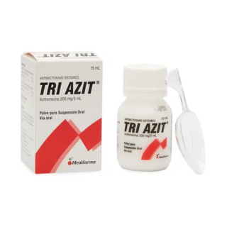 Tri Azit 200mg/5ml Polvo para suspensión oral - Frasco 15 ML
