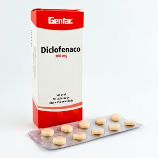 Diclofenaco Retard 100Mg Tabletas de Liberación Extendida - Caja 20 UN