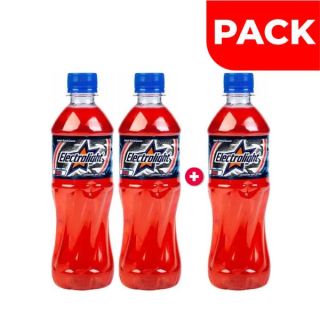 Dúo Pack Bebida Hidratante Electrolight Fresa - Frasco 475 ML