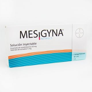 Mesigyna Instayect  Solución Inyectable Jeringa Pre Cargada - Ampolla 1 UN