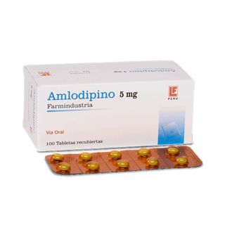 Amlodipino 5 Mg Tableta - Blíster 10 UN