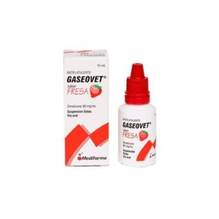Gaseovet 80Mg/ML Fresa Solución - Frasco 15 ML