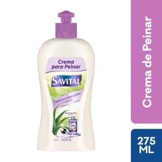 Savital Crema para Peinar Complejo Hialurónico y Sábila - Frasco 275 ML