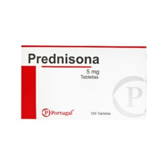 Prednisona 5 Mg Tableta - Caja 100 UN