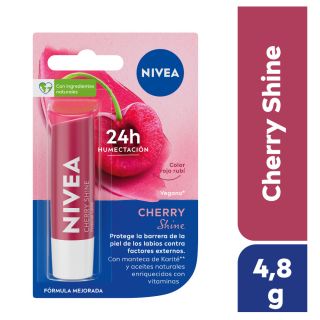 Labial Nivea Lip Care Cherry - Tubo 4,8 G