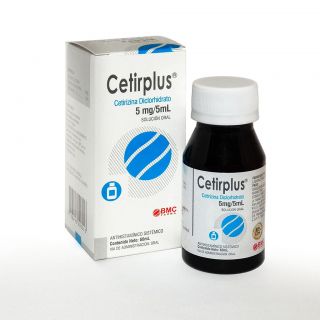 Cetirplus Cetirizina 5 mg  Jarabe - Frasco 60 ML