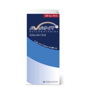 Solución Oral Aviant 2.5Mg /5 ML - Frasco 60 ML