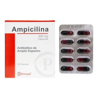 Ampicilina 500 Mg Cápsulas - Caja 100 UN