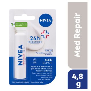 Labial Nivea Lip Care Med Protect - Tubo 4,8 G