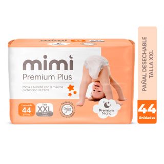 Pañal Mimi Plus Talla XXL - Bolsa 44 UN
