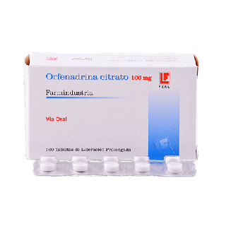 Orfenadrina Citrato 100 Mg - Blíster 10 UN