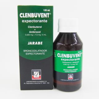 Clenbuvent Expectorante 0.005-7.5Mg/Ml Jarabe - Frasco 120 ML