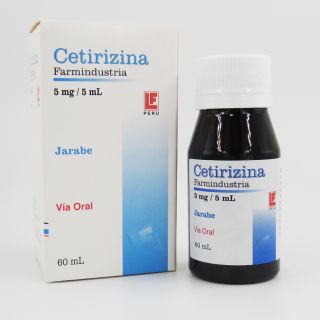Cetirizina 5Mg/5Ml Jarabe - Frasco 60 ML