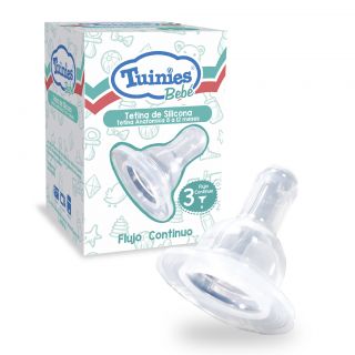 Tetina Tuinies # 3 Silicona - Unidad 1 UN