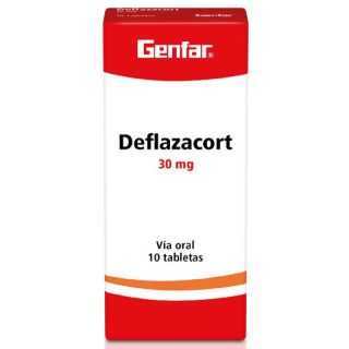 Deflazacort 30 Mg Tabletas - Caja 10 UN