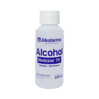 Alcohol 70° Alkofarma  - Frasco 120 ML