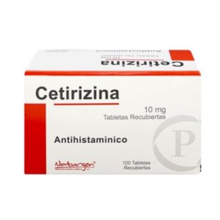 Cetirizina 10 Mg Tableta - Caja 100 UN