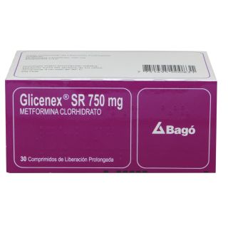 Glicenex SR 750 Mg Comprimido de Liberación Prolongada - Blíster 6 UN