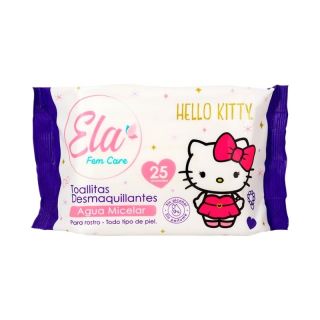 Hello Kitty Toalla Desmaquillante con Agua Micelar - Bolsa 25 UN