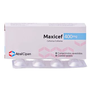 Maxicef 400 Mg Comprimidos recubiertos - Caja 8 UN