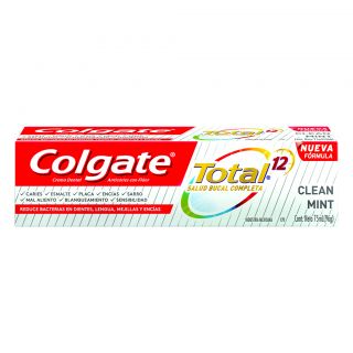 Crema Dental Colgate Total 12 Clean Mint - Tubo 75 ML