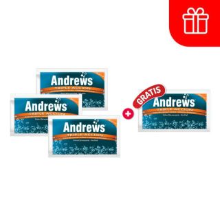 Pack Andrews Triple Acción Polvo Efervecente 7.9G - Sobre 3 UN