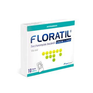 Floratil 250 Mg Cápsulas - Caja 10 UN