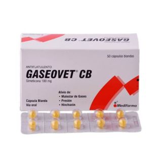Gaseovet CB 180mg Cápsulas Blandas - Blíster 10 UN