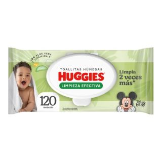 Toallitas Húmedas Huggies Active Fresh - Bolsa 120 UN