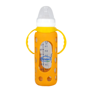 Biberón Tuinies De Vidrio Funda Silicona 8Oz - Unidad 1 UN