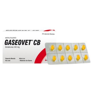 Gaseovet CB 240 mg  Tableta - Blister 10 UN
