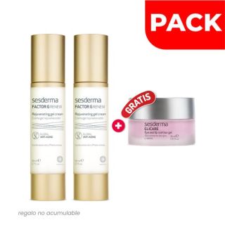 Dúo Pack Sesderma Factor G Crema Gel Facial - Frasco 50 ML