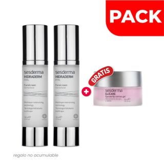 Dúo Pack Sesderma Hidraderm Hyal Crema Facial - Frasco 50 ML