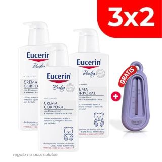 3x2 Eucerin Baby Crema Corporal - Frasco 400 ML