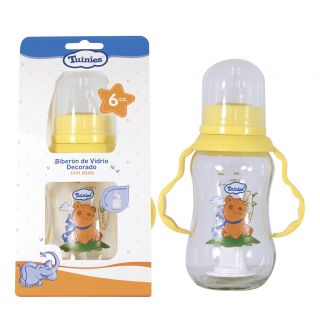 Biberón Tuinies Vidrio 6 Oz - Unidad 1 UN