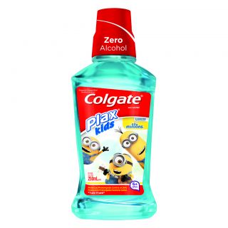 Enjuague Bucal Colgate Plax Kids Minions - Frasco 250 ML