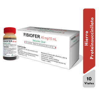 Fisiofer 40 Mg/15 ML Solución Oral - Caja 1 UN