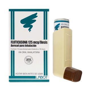 Fluticasona 125 Mcg Aerosol para Inhalación - Frasco 120 Dss