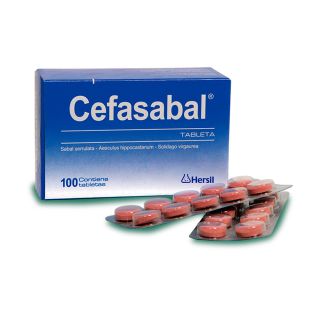 Cefasabal Tabletas - Caja 100 UN