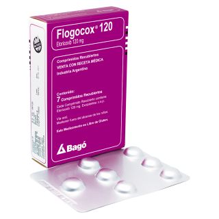 Flogocox 120 120 Mg Comprimido Recubierto - Caja 7 UN