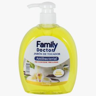 Family Doctor Jabón Liquido Antibacterial Vainilla - Frasco 400ML
