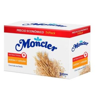 Moncler Jabón Tripack Avena - Pack 3 UN