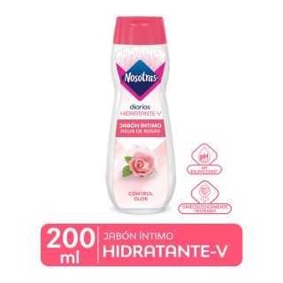 Nosotras Jabón Intimo Agua/Rosa - Frasco 200Ml