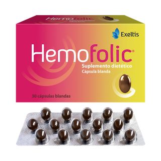 Hemofolic Cápsula Blanda - Blíster 15 UN