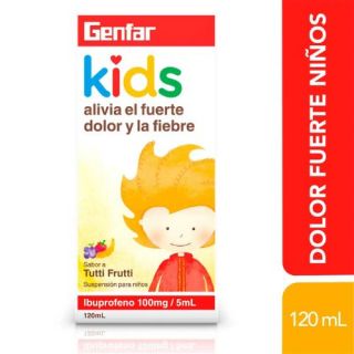 Ibuprofeno 100mg/5mL Suspensión Oral - Frasco 120 Ml