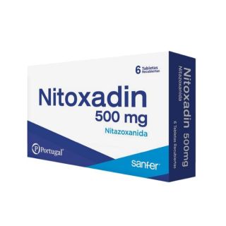 Nitoxadin 500 Mg Tabletas Recubiertas - Caja 6 UN