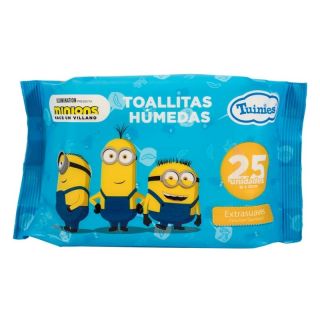 Toallitas Humedas Minions - Bolsa 25 UN